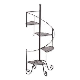 Summerfield Terrace Iron Spiral Staircase Plant Stand