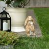 Accent Plus Curious Rabbit Garden Statue