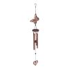 Accent Plus Butterfly and Heart Wind Chimes - 31.5 inches