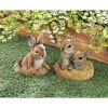 Accent Plus Baby Bunnies Garden Decor