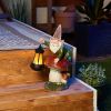 Accent Plus Gnome on Mushroom Solar Garden Light