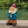 Accent Plus Keep Off Grass Grumpy Garden Gnome