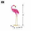 Accent Plus Bright Flamingo Yard Art - Looking Back
