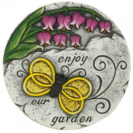 Accent Plus Enjoy Our Garden Bumblebee Cement Garden Stepping Stone