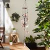 Accent Plus Metal Bell-Style Windchimes with Dogs and Leaf