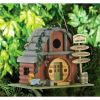Songbird Valley Vintage Winery Log Cabin-Style Bird House