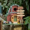 Songbird Valley Vintage Winery Log Cabin-Style Bird House
