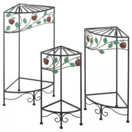 Summerfield Terrace Country Apple Plant Stands - Set of 3