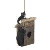 Songbird Valley Outhouse Bird House with Black Bears