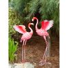Summerfield Terrace Flying Flamingo Metal Garden Decor Head Up - 27.5 inches