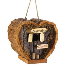 Songbird Valley Heart-Shaped Love Shack Mini Bird House