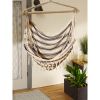 Accent Plus Hammock Chair with Tassel Fringe - Nautical Stripes