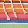 Accent Plus Hammock Chair with Tassel Fringe - Colorful Stripes