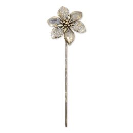 Accent Plus Mixed Pattern Metal Flower Garden Stake - 29.5 inches