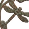Accent Plus Cast Iron Plant Hanging Bracket Hook - Dragonfly