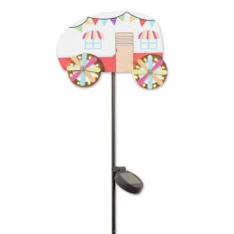 Accent Plus Colorful Camper Solar Lighted Garden Stake