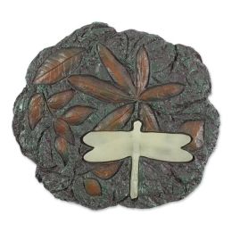 Accent Plus Glow-in-the-Dark Dragonfly Stepping Stone