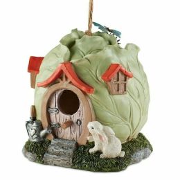 Accent Plus Cabbage Head Cottage Whimsical Birdhouse