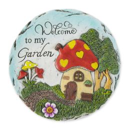 Accent Plus Welcome to My Garden Cement Stepping Stone