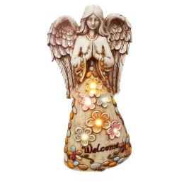 Angel Resin Lamp LED Angel Statue Lamp