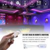 15-18W 12V 150 LEDs, Bluetooth Connection, With 24-Button Remote Control, LED Auto-Sensing Light Strip, 5050 Leds, 5 Meters, Single Disc Epoxy Waterpr