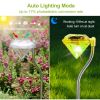 4Pcs Solar Garden Light Outdoor Diamond LED Light IP65 Waterproof Stake Decorative Lamp