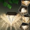 Waterproof Solar Deck Lights Outdoor Solar Fence Lights for House Solar Step Lights Solar Wall Lights for Backyard, Patio, Decorating, Stairs, Garden,