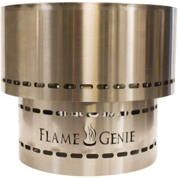 Flame Genie FG-19-SS INFERNO Wood Pellet Fire Pit (Stainless Steel)