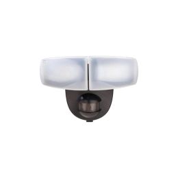 Defiant 180 Degree Motion Activated Outdoor LED Flood Light Wall Mount, Black